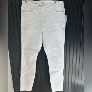 White Skinny Good American Good Leg Jeans